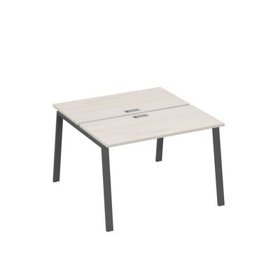 А4 А3 170 ДШ (Дуб шамони/Антрацит) Рабочая станция на каркасе TRE столы 2х120