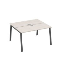 А4 А3 171 ДШ (Дуб шамони/Антрацит) Рабочая станция на каркасе TRE столы 2х140