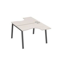 А4 А3 180 ДШ (Дуб шамони/Антрацит) Рабочая станция опоры TRE столы 2х120 Классика