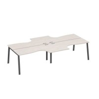 А4 А3 182-2 ДШ (Дуб шамони/Антрацит) Рабочая станция TRE столы 4х160 Классика