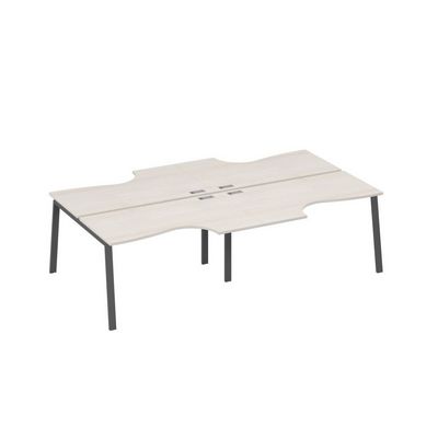 А4 А3 184-2 ДШ (Дуб шамони/Антрацит) Станция рабочая TRE 4х140 со столами Классика