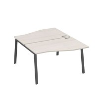 А4 А3 190 ДШ (Дуб шамони/Антрацит) Рабочая станция каркас TRE столы 2х140 Техно