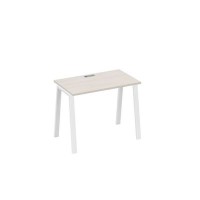 А4 Б3 002 ДШ (Дуб шамони/Белый) Стол письменный на металлокаркасе TRE