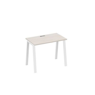 А4 Б3 002 ДШ (Дуб шамони/Белый) Стол письменный на металлокаркасе TRE