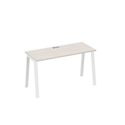 А4 Б3 004 ДШ (Дуб шамони/Белый) Стол письменный на металлокаркасе TRE