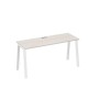 А4 Б3 005 ДШ (Дуб шамони/Белый) Стол письменный на металлокаркасе TRE