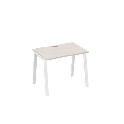 А4 Б3 012 ДШ (Дуб шамони/Белый) Стол письменный на металлокаркасе TRE