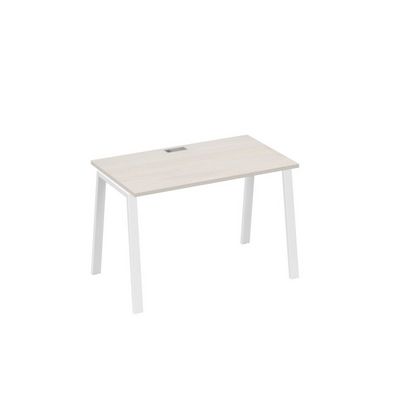 А4 Б3 013 ДШ (Дуб шамони/Белый) Стол письменный на металлокаркасе TRE