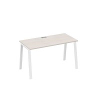 А4 Б3 014 ДШ (Дуб шамони/Белый) Стол письменный на металлокаркасе TRE