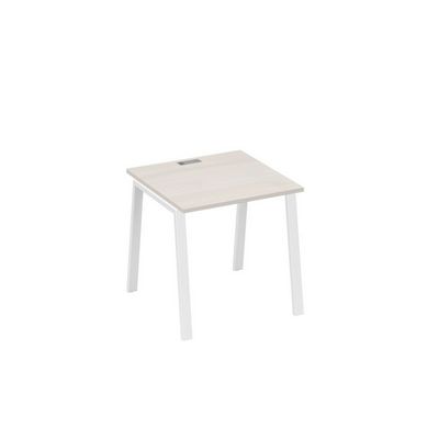 А4 Б3 021 ДШ (Дуб шамони/Белый) Стол письменный на металлокаркасе TRE