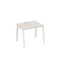 А4 Б3 022 ДШ (Дуб шамони/Белый) Стол письменный на металлокаркасе TRE