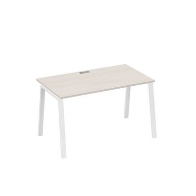 А4 Б3 024 ДШ (Дуб шамони/Белый) Стол письменный на металлокаркасе TRE