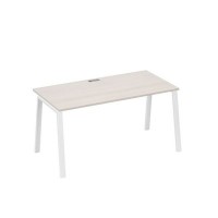 А4 Б3 025 ДШ (Дуб шамони/Белый) Стол письменный на металлокаркасе TRE