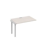 А4 С3 022-1 ДШ (Дуб шамони/Серый) Секция стола 100 рабочей станции на каркасе TRE