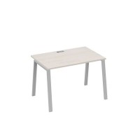 А4 С3 023 ДШ (Дуб шамони/Серый) Стол письменный на металлокаркасе TRE