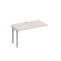 А4 С3 024-1 ДШ (Дуб шамони/Серый) Секция стола 140 рабочей станции на каркасе TRE