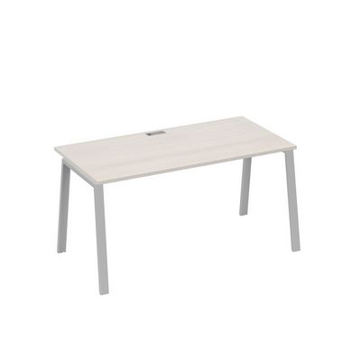 А4 С3 025 ДШ (Дуб шамони/Серый) Стол письменный на металлокаркасе TRE