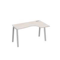 А4 С3 034 ДШ (Дуб шамони/Серый) Стол эргономичный правый "Классика" на металлокаркасе TRE