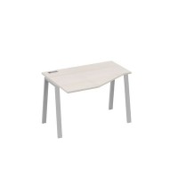 А4 С3 051 ДШ (Дуб шамони/Серый) Стол эргономичный левый "Техно" на металлокаркасе TRE