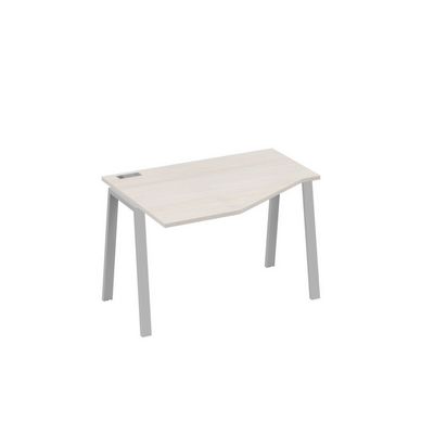 А4 С3 051 ДШ (Дуб шамони/Серый) Стол эргономичный левый "Техно" на металлокаркасе TRE