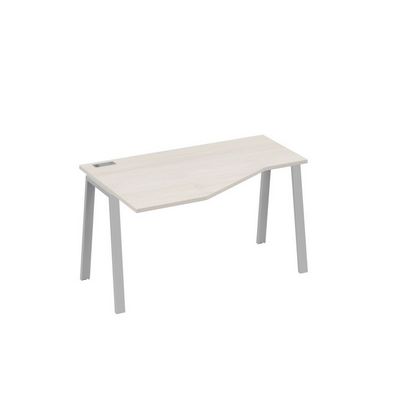 А4 С3 053 ДШ (Дуб шамони/Серый) Стол эргономичный левый "Техно" на металлокаркасе TRE