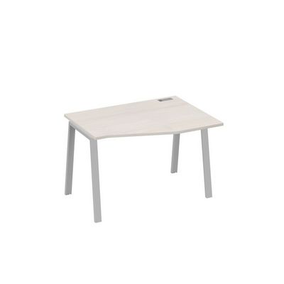 А4 С3 062 ДШ (Дуб шамони/Серый) Стол эргономичный правый "Техно" на металлокаркасе TRE