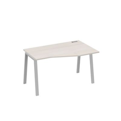А4 С3 064 ДШ (Дуб шамони/Серый) Стол эргономичный правый "Техно" на металлокаркасе TRE
