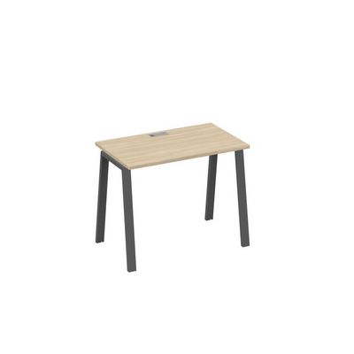 А4 А3 002 ДК (Дуб скандинавский/Антрацит) Стол письменный на металлокаркасе TRE