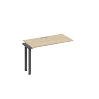 А4 А3 003-1 ДК (Дуб скандинавский/Антрацит) Секция стола 120 рабочей станции на каркасе TRE