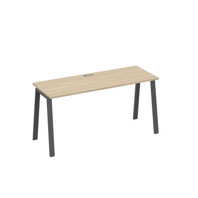 А4 А3 005 ДК (Дуб скандинавский/Антрацит) Стол письменный на металлокаркасе TRE