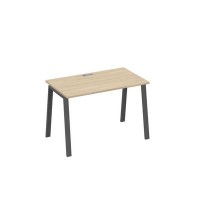 А4 А3 013 ДК (Дуб скандинавский/Антрацит) Стол письменный на металлокаркасе TRE