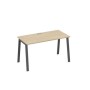А4 А3 014 ДК (Дуб скандинавский/Антрацит) Стол письменный на металлокаркасе TRE