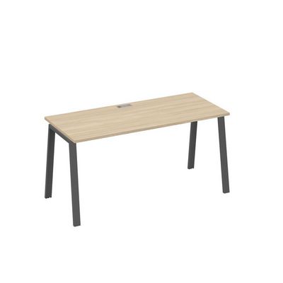 А4 А3 015 ДК (Дуб скандинавский/Антрацит) Стол письменный на металлокаркасе TRE