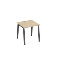 А4 А3 021 ДК (Дуб скандинавский/Антрацит) Стол письменный на металлокаркасе TRE