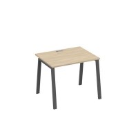 А4 А3 022 ДК (Дуб скандинавский/Антрацит) Стол письменный на металлокаркасе TRE