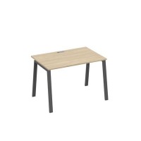 А4 А3 023 ДК (Дуб скандинавский/Антрацит) Стол письменный на металлокаркасе TRE