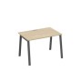 А4 А3 023 ДК (Дуб скандинавский/Антрацит) Стол письменный на металлокаркасе TRE