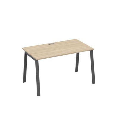 А4 А3 024 ДК (Дуб скандинавский/Антрацит) Стол письменный на металлокаркасе TRE