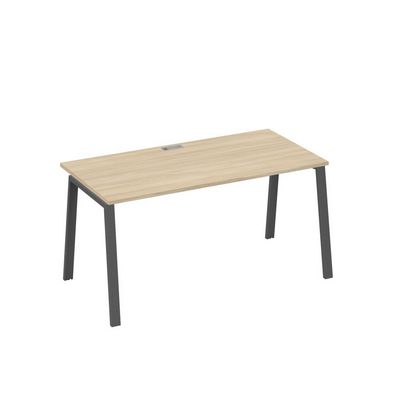 А4 А3 025 ДК (Дуб скандинавский/Антрацит) Стол письменный на металлокаркасе TRE