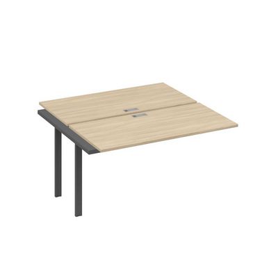 А4 А3 174-1 ДК (Дуб скандинавский/Антрацит) Секция станции на металлокаркасе TRE 2х140