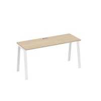 А4 Б3 005 ДК (Дуб скандинавский/Белый) Стол письменный на металлокаркасе TRE