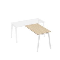 А4 Б3 074 ДК (Дуб скандинавский/Белый) Брифинг-приставка с каркасом TRE