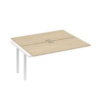 А4 Б3 175-1 ДК (Дуб скандинавский/Белый) Секция станции на металлокаркасе TRE 2х160