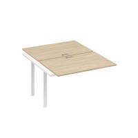 А4 Б3 176-1 ДК (Дуб скандинавский/Белый) Секция станции на металлокаркасе TRE 2х120