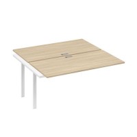 А4 Б3 178-1 ДК (Дуб скандинавский/Белый) Секция станции на металлокаркасе TRE 2х160