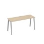 А4 С3 005 ДК (Дуб скандинавский/Серый) Стол письменный на металлокаркасе TRE
