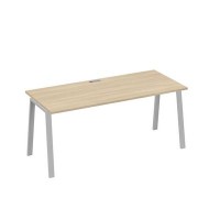 А4 С3 016 ДК (Дуб скандинавский/Серый) Стол письменный на металлокаркасе TRE