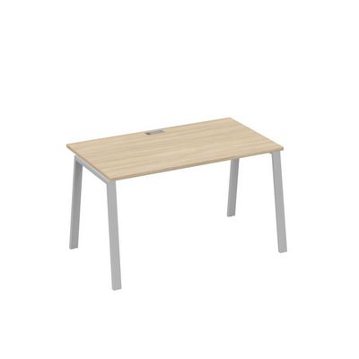 А4 С3 024 ДК (Дуб скандинавский/Серый) Стол письменный на металлокаркасе TRE