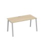 А4 С3 025 ДК (Дуб скандинавский/Серый) Стол письменный на металлокаркасе TRE