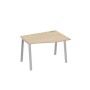 А4 С3 062 ДК (Дуб скандинавский/Серый) Стол эргономичный правый "Техно" на металлокаркасе TRE